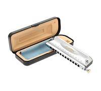 East top Harmonica chromatique professionnel 12 trous 48 tons en Do, harmonica chromatique 12 trous Instrument avec étui Top Grade pour adults, joueur professionnel et étudiants, comme cadeau (SR)
