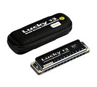 East Top Lucky 13 Bass Plus Blues Harmonica 13 trous diatonique Harpe à bouche Instrument de musique professionnel PowerBender en D pour adultes