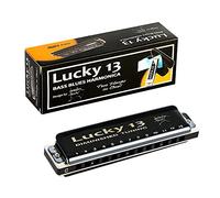 East Top Lucky 13 Bass Plus Blues Harmonica 13 trous diatonique Harpe bouche pour instruments de musique professionnels en clé de Do diminuée pour adultes