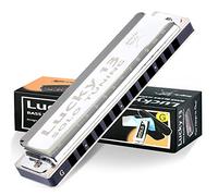 East top Lucky Harmonica 13 Bass Plus Blues 13 trous Diatonique Harpe Mouth Organ Instruments de musique professionnels Solo Harmonica en G Clé pour adultes