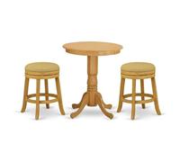 East West Furniture EDDV3-OAK-16