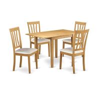 East West Furniture Ensemble de table à manger, chêne