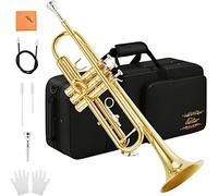 Eastar ETR-380 Standard Student Trumpet,Gold，Bb