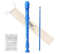 Eastar ERS-21GB ABS Soprano C Recorder, German style fingering，Blue