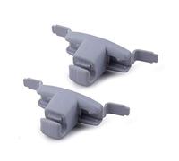 Eastar Gris Support de Clip de Pare-Soleil Clip de Crochet de Pare-Soleil, Crochet de Visière de Soleil de Voiture Support intérieur pour BMW E46 3 Series 325 M3 51168243575