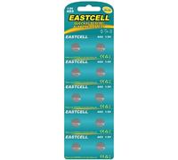 EASTCELL AG2 Piles Bouton 1.5V Alcaline - LR726, 396A, G2, SR726 - Lot de 10 sur Carte Blister - 28mAh - pour Montres, Calculatrices & Petits Appareils