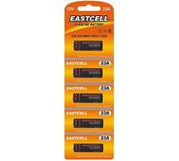EASTCELL Lot de 5 piles 23 A 12 V - A23, MN21, V23GA, GP23A - Pour ouvre-porte de garage, interrupteur sans fil, technologie de voiture et de sécurité