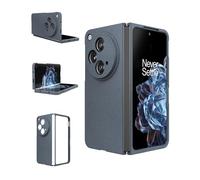 Eastcoo Coque fine pour OnePlus Open, dos en polycarbonate rigide, sensation givrée, support de charge sans fil, légère et résistante aux chocs pour OnePlus Open (2023), gris