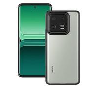 Eastcoo Coque Slim Fit pour Xiaomi 13 Pro [Hard Frosted PC Back+Soft Black TPU Bumper] Coque légère antichoc pour Xiaomi 13 Pro Noir