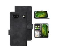 Eastcoo Étui portefeuille à rabat pour Google Pixel 8a, [cuir synthétique + pare-chocs en TPU] [3 emplacements pour cartes] [fonction support] [fermeture magnétique] Coque de protection antichoc pour