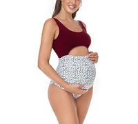 EastElegant Maillot de Bain Une pièce de Grossesse Dos Nu avec Cordon de Serrage réglable au Niveau de la Poitrine, Rouge vin, S