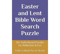 Easter and Lent Bible Word Search Puzzle: 50+ Faith-Based Word Search Puzzle for Reflection & Fun