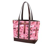 Easter Art Cross-1134 Grand sac à main en cuir délavé doux pour femme, Multicolore 04, 33.8x12x31cm/13.3x4.7x12.2 in
