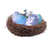 Easter Artificial Bird Nest Decorations - Rotin Bird Nests for Crafts | Artificial Birds Nests Breathable Easter Birds Nêsts | Bîrds Nest Decor for Home, Courtyard, Wedding, Christmas