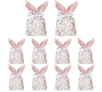 Easter Bag - Plush Fabric, 9.06x5.91in Party Bag Bunny Ear Design | Drawstring Favor Pouch Cute & Festive, Rabbit Bags For Easter Celebrations, Birthday Parties, Family Gatherings, Holiday Events