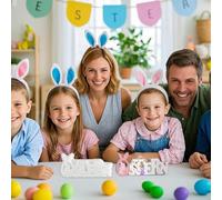 Easter Baking Molds - Reusable Silicone Bunny Egg Easy Release Craft Form, Flexible Candle Soap Resin Wax Creator Tool | Plaster Clay Home Arts Crafts Spring Holiday Party Favor Making