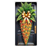 Easter Banners - Funny Spring Signs, Front Door Sign Happy Easter Banner, Decorative Holiday Banner for Classroom, Farmhouse, Porch, Entryway, Yard, Garden, Patio, Party Celebrations, 90x180cm