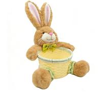 Easter Basket For Kids Organiseur d'œufs de lapin | Adorable Bunny-Shaped Easter Basket For Kids, Party, Holiday, Family Gathering, Holding Food, Snacks, Chocolate, Candy, Biscuits