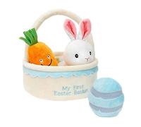 Easter Basket Sensory Toy Playset,Œufs, Carottes et Lapins en Peluche à Remplir,Jouets de Pâques pour | pour Garçons Filles Fête Pascale Jeu Intérieur