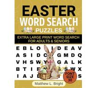 Easter Basket Stuffers : Easter Word Search for Adults and Seniors: Extra Large Print Easy-to-Read Giant Word Find Puzzle Book with Very Big Letters ... | Easter Fun for Relaxation & Brain Exercise