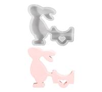 Easter Bunny Candle Mold - Rabbit Pulling Cart Silicone | DIY Decor Maker Tool for Weddings, Flexible Casting for Home Decoration, Essential Craft Supply for Ornament Making