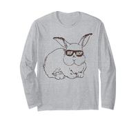 Easter Bunny Hip Hop Sunglasses Funny and Cute Rabbit Manche Longue