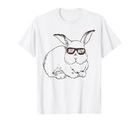 Easter Bunny Hip Hop Sunglasses Funny and Cute Rabbit T-Shirt