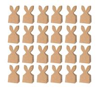Easter Candy Bags - 24 Pack 18x22cm Treat Pouches | Small Party Favor Sacks with Bunny Pattern, Non Woven Fabric Bags with Carry Handles, Spring Celebration Supplies for Egg Hunt Events