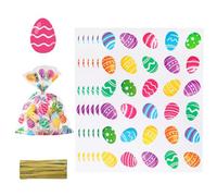 Easter Candy Bags - Easter Goodie Bags, Easters Cookie Bag Candy Holder, 30 Pieces 40x30cm Cute Egg, Large Easters Treat Bag Set For Kids Adults Family Party Favors Chocolate Snacks Cookie