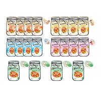 Easter Candy Holder, Happy Easter Basket Stuffers & 20PCS Spring Greeting Long Tail Treat Holder Tags, Holiday Gift for Children Teens Classroom Party School Gathering
