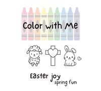 Easter Coloring Book for Kids: Color With Me Spring Edition with Matching Twin Pages for Siblings, Toddlers & Preschoolers Ages 3-8: A Fun Easter & ... for Siblings, Parents, and Friends to Color