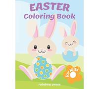 Easter Coloring Book for Kids: Keep your children busy and unleash their creativity with these easy to color large images created for kids of all ages ... as a basket stuffer and as an egg hunt gift.