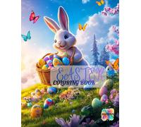 Easter Coloring Book for Kids with Bunnies and Eggs: 50 Fun and Easy Spring Coloring Pages with Cute Chicks, Lambs, and Easter Egg Hunts