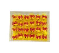 Easter Cotton Ball Chicks Lot de 24 décorations en peluche pour la maison, les fêtes, les anniversaires