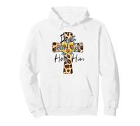 Easter Cross with Sunflower Decor for Blessed Christian Mom Sweat à Capuche