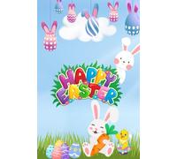 EASTER CUTE COLORING BOOK ACTIVITY BOOK FOR KIDS: RABBITS CHICKEN EGGS EASTER EGG