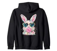 Easter Cute Modern Abstract Bunny Paint Design Sweat à Capuche