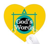 easter dieu bénédiction Jeux de tapis de souris en forme de coeur