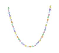 Easter Egg Garland Decor - Holiday Hanging Banner Set, Spring Party Decoration Kit, Colorful Speckled Egg Garland Decoration Banner Kit, Seasonal Festive Decorative Display Collection for Home