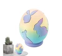 Easter Egg, Mechanical Shell Puzzle, 4.02x3.23 inches Sphere with Hidden Rabbit, Fidget Building Blocks, Modern Style with Layered Detail, Decorative Craft for Holiday