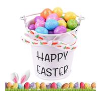 Easter Egg Toy, Bucket Party Favor, Easter Egg Set, Surprise Interactive Party Favor, Colorful Silicone with Hidden Treats, Removable Bucket Accessory, Engaging for Teens Kids Adults Home Decor