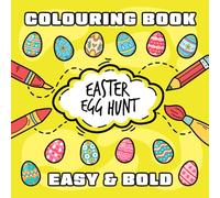 Easter Eggs Coloring Book: Big, Bold & Easy Simple Designs for Adults & Teenagers: Mandala patterns to color for mind and relaxation