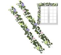 Easter Garland, Spring Easter Garlands Artificiel, Easters Decorations Indoor, 2 pièces 1,5 m Artificiel Egg Spring Home Decor, Easters Artificials Garlands For Springs Garden Daily Indoor