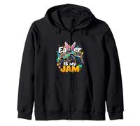 Easter Is My JAM Easter Monster Truck Sweat à Capuche