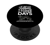 Easter Jesus He is Risen Acts 2:24 Christianisme chrétien PopSockets PopGrip Adhésif