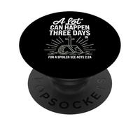 Easter Jesus He is Risen Acts 2:24 Christianisme chrétien PopSockets PopGrip Adhésif