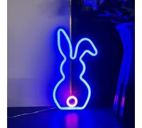 Easter Lapin Neon Lights, Lapin Lights Neon Signs, Easter LED Light for Kids Room | Creative Spring Lapin Signes for Dortoir, Kinderzimmer, Cafe