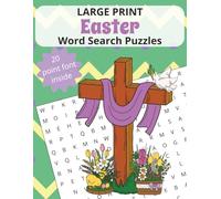Easter Large Print Word Search Puzzle Book: Word Searches with Easy to Read Print, 20 Point Font about Easter, Jesus, Spring, and More | 8.5x11 ... Gift for Vacations, Parties and Holidays
