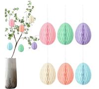 Easter Ornaments - Paper 10cm, Ball Decor, Colourful Build | Simple Fold Storage, Spring Party Decorations, Hanging Paper Balls For Home, School, Classroom, Office, Door, Window, Wall, Tree!