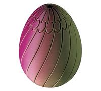 Easter Puzzle Egg - 2.5 inches 3D Printed Fidget Toy for Fun Brain Exercise, Rotating Handheld Challenge with Smooth Spin Design, Stress Relief Egg Toy for Kids Teens Adults Classroom Valentines